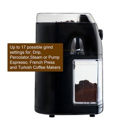 Secura Moedor de Café Elétrico com 17 Níveis de Moagem, Capacidade 12 Xícaras - 4