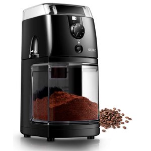 Secura Moedor de Café Elétrico com 17 Níveis de Moagem, Capacidade 12 Xícaras