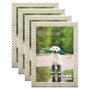 Ver imagem 1 de Kit 4 Molduras Porta Retrato 20x30 3cm Relevo Bege Santamaria Molduras