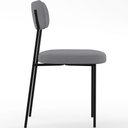 Ver imagem 4 de Kit 06 Cadeiras Sala de Jantar L02 Suede Cinza