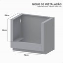Ver imagem 4 de Fogão de Embutir 5 Bocas Venax Gaudi Line Inox 88,3l Gás Automático Bivolt 30305