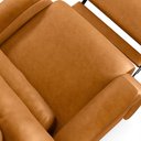 Ver mais imagens de Poltrona do Papai Sala de Cinema Reclinável Kylie Glider Manual Giratória USB PU Caramelo G23 Gran B