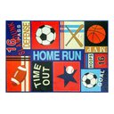 Ver imagem 1 de Tapete Infantil 1,00m X 1,40m Estampas Temáticas Quarto Kids Antiderrapante 100% Poliéster