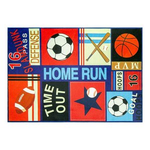 Tapete Infantil 1,00m X 1,40m Estampas Temáticas Quarto Kids Antiderrapante 100% Poliéster