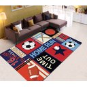 Ver imagem 2 de Tapete Infantil 1,00m X 1,40m Estampas Temáticas Quarto Kids Antiderrapante 100% Poliéster