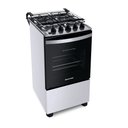 Ver imagem 2 de Fogão de Piso Brastemp 4 Bocas com Dupla Chama Branco Bfo4ebb - Bivolt Fogão Brastemp 4 Bocas com Du