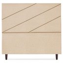 Ver imagem 5 de Cabeceira Casal 140 Cm com Frame Cristal Linho Bege Artte Bege