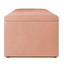 Ver imagem 7 de Calçadeira Recamier Baú para Cama de Casal Dália 140x50 Cm W01 Linho Rosê - Lyam Decor