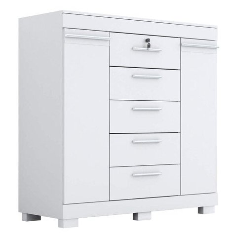 Cômoda 2 Portas 5 Gavetas Diana Acp Móveis