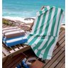Toalha Para Praia E Piscina Listrada Ipanema Azul - 80x150cm - Lufamar - 2