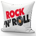 Ver imagem 1 de Almofada Decorativa Rock and roll mod 6 Microfibra Premium