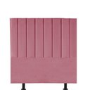 Ver imagem 1 de Cabeceira Estofada Carla 100cm Solteiro para Cama Box Quarto Suede Rosa Bebê - Gat Magazine