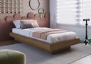 Ver imagem 2 de Cama Solteiro Suspensa 80/90 Zurique Mel