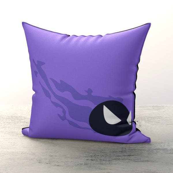 Almofada Pokemon Gastly em Microfibra Premium - 1