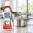 Ver imagem 2 de Pasta Polidora Aço Inox Tramontina 200g Remove Manchas Limpeza Brilho