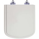 Ver imagem 1 de Assento Sanitário Laqueado Soft Close Bali Cinza Platina (cinza Claro) para Vaso Incepa