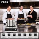 Ver imagem 2 de Vbgk Cooktop de Indução Profissional, 5000w, 16 Níveis, Timer 4h, 220v