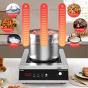Ver imagem 5 de Vbgk Cooktop de Indução Profissional, 5000w, 16 Níveis, Timer 4h, 220v