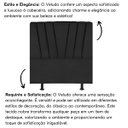 Ver imagem 5 de Cabeceira Estofada Cama Casal Queen Size 160 Cm Louise Veludo:preto