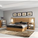 Ver imagem 6 de Cama de Casal Tamanho Casal Estilo Japonês 165cm 100% MDF Freijó Amadeirado Marrom
