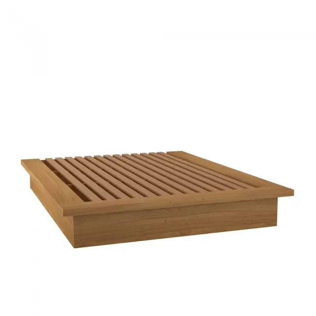 Ver imagem 3 de Cama de Casal Tamanho Casal Estilo Japonês 165cm 100% MDF Freijó Amadeirado Marrom