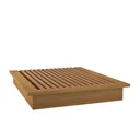 Ver imagem 3 de Cama de Casal Tamanho Casal Estilo Japonês 165cm 100% MDF Freijó Amadeirado Marrom