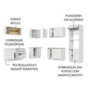 Ver mais imagens de Cozinha Completa 459001 Com Armário E Balcão Branco Branco