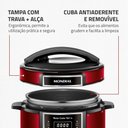 Ver imagem 6 de Panela de Pressão Elétrica Digital 6l Mondial Vermelho/inox Pe-60-6l-ri 127v/60hz