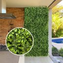 Ver mais imagens de Kit 12 Painéis de Plantas Artificiais Luxo para Jardim Vertical e Parede Decorativa