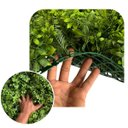Ver imagem 4 de Kit 12 Painéis de Plantas Artificiais Luxo para Jardim Vertical e Parede Decorativa