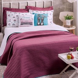 Cobre Leito Queen Colorful Dupla Face 200 Fios 7 Peças Dream Big - 1