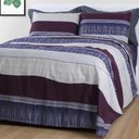 Ver imagem 2 de Jogo de Lençol Duplo Solteiro Paco Milano Logan Azul Marinho