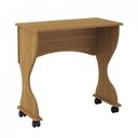 Ver imagem 2 de Mesa Escrivaninha Dobrável 100% MDF 75cm Marrom