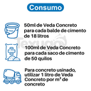 Ver imagem 5 de Impermeabilizante Concreto e Argamassa Veda Concreto 18 Litros Queveks