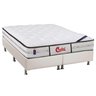 Cama Box King: Colchão Molas Ensacadas Castor Pocket Gold Star Vitagel Classic + Base CRC Courano Br - 1