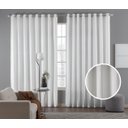 Ver imagem 2 de Cortina Tecido Linho 6,00M De Largura X 2,60M De Altura Branco Para Sala Ou Quarto