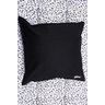Capa de almofada em pesponto 45 cm x 45 cm preta - 3
