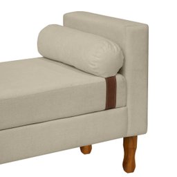 Recamier Sapateira Baú Pietro para Cama Queen Size 160cm Bouclê - Sofa Store:bouclê Bege - 5