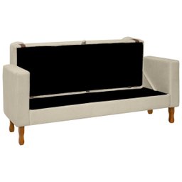 Recamier Sapateira Baú Pietro para Cama Queen Size 160cm Bouclê - Sofa Store:bouclê Bege - 4