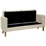 Recamier Sapateira Baú Pietro para Cama Queen Size 160cm Bouclê - Sofa Store:bouclê Bege - 4