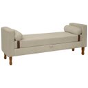 Ver imagem 3 de Recamier Sapateira Baú Pietro para Cama Queen Size 160cm Bouclê - Sofa Store:bouclê Bege