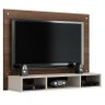 Painel para Tv Atena Chocolate Off White – Valdemóveis - 1