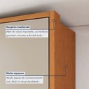 Ver imagem 5 de Guarda Roupa Casal 6 Portas 6 Gavetas 242,6cm Imperiale Premium Bege/Cinamomo/Off White