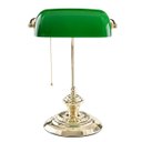 Ver imagem 4 de Luminária De Mesa Metal Vidro Dourado Verde Yamamura