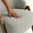 Ver imagem 7 de Poltrona Decorativa Iris Pes Madeira Boucle Tce 1018 Moll