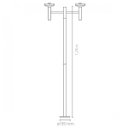 Ver imagem 2 de Poste Duplo com Globo Colonial 173299-04 Blumenau