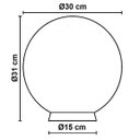 Ver imagem 4 de Poste Duplo com Globo Colonial 173299-04 Blumenau