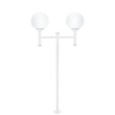 Ver imagem 1 de Poste Duplo com Globo Colonial 173299-04 Blumenau