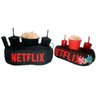 Almofada Porta Pipoca + Almofada Infantil Pipoca Netflix Kids - 1