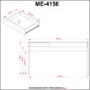 Ver imagem 5 de Conjunto P/ Escritório 2 Peças Amêndoa/preto Tecnomobili